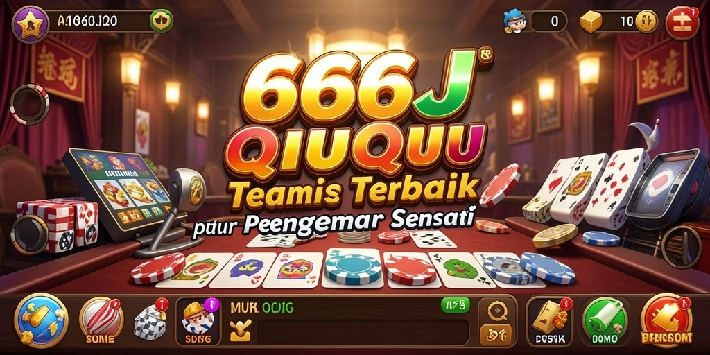 Tangkapan layar menampilkan momen seru dalam permainan QiuQiu.