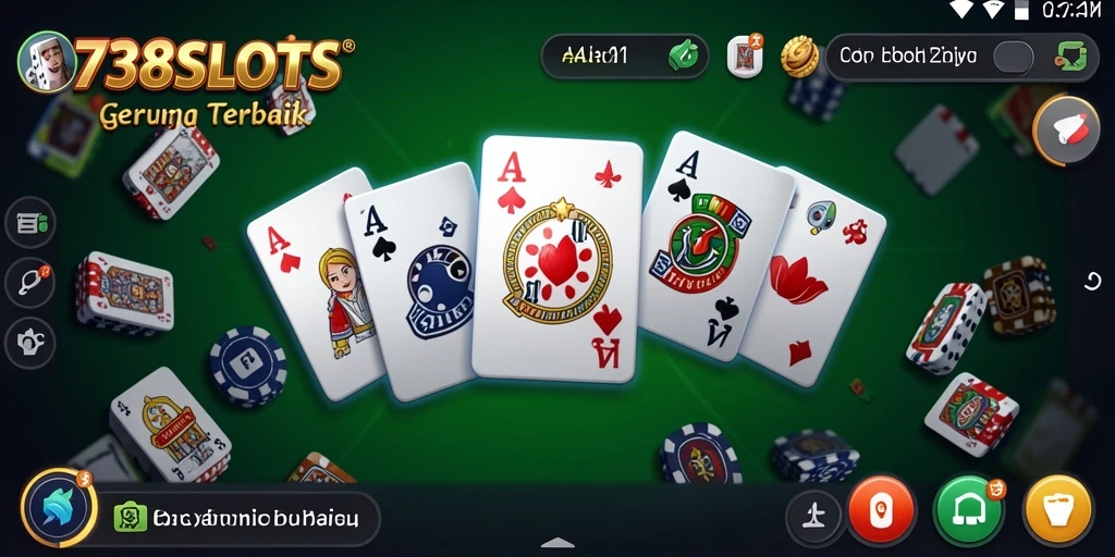 Tampilan screenshot gameplay seru dari 738SLOTS.