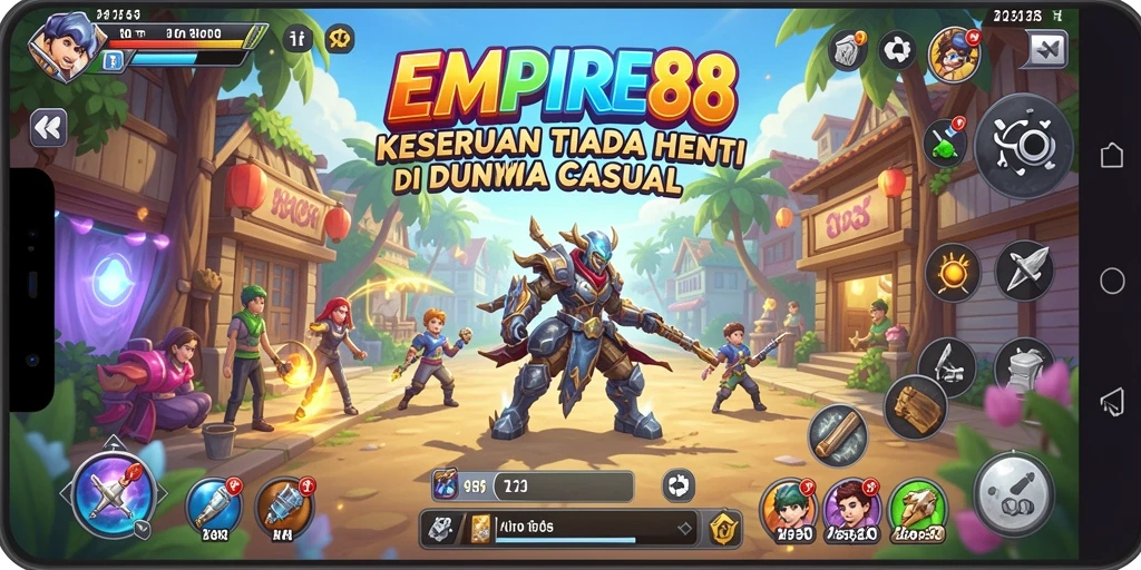 Tampilan gameplay seru dan penuh warna di EMPIRE88.