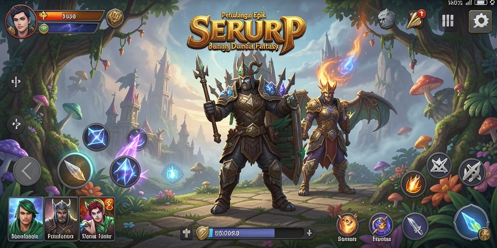 Tampilan gameplay SERURP yang menawan dan menantang.