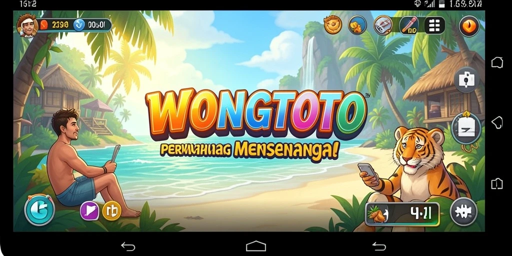 Tampilan gameplay menarik dari WONGTOTO yang penuh warna.